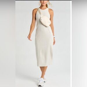 Zella White Midi Dress